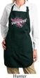 Breast Cancer Survivor Wings Ladies Full Length Apron with Pockets