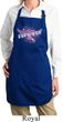 Breast Cancer Survivor Wings Ladies Full Length Apron with Pockets