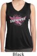 Breast Cancer Survivor Wings Ladies Sleeveless Moisture Wicking Shirt