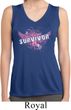 Breast Cancer Survivor Wings Ladies Sleeveless Moisture Wicking Shirt