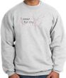 Breast Cancer Sweatshirt I Wear Pink For My Aunt Ash