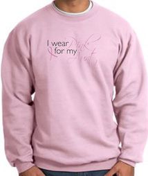 Breast Cancer Sweatshirt I Wear Pink For My Aunt Pink