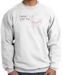 Breast Cancer Sweatshirt I Wear Pink For My Daughter White Sweat Shirt
