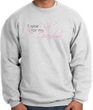 Breast Cancer Sweatshirt I Wear Pink For My Grandma Ash