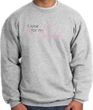 Breast Cancer Sweatshirt I Wear Pink For My Grandma Athletic Heather
