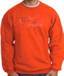 Breast Cancer Sweatshirt I Wear Pink For My Grandma Orange