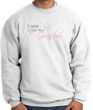 Breast Cancer Sweatshirt I Wear Pink For My Grandma White
