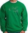 Breast Cancer Sweatshirt I Wear Pink For My Sister Kelly Green