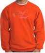 Breast Cancer Sweatshirt Ribbon Pink For My Friend Orange Sweat Shirt