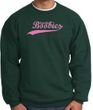 Breast Cancer Sweatshirt - Save The Boobies Dark Green Sweat Shirt