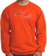 Breast Cancer Sweatshirt Wear Pink For My Daughter Orange Sweat Shirt