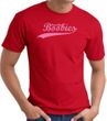 Breast Cancer T-shirt Distressed Save The Boobies Adult Red Tee Shirt