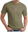 Breast Cancer T-shirt I Wear Pink For My Mom Olive Tee