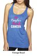 Breast Cancer Tanktop Tougher Than Cancer Tri Blend Racerback Tank