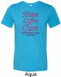 Breast Cancer Tee Hope Love Cure Tri Blend Tee