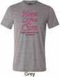Breast Cancer Tee Hope Love Cure Tri Blend Tee