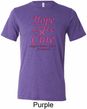 Breast Cancer Tee Hope Love Cure Tri Blend Tee