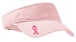 Breast Cancer Visor Embroidered Ribbon Ladies Cotton Visor-Side Print