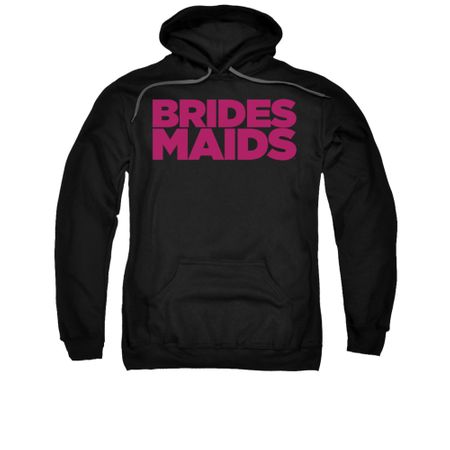 Bridesmaids Hoodie Sweatshirt Logo Black Adult Hoody Sweat Shirt
