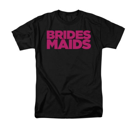 Bridesmaids Shirt Logo Adult Black Tee T-Shirt