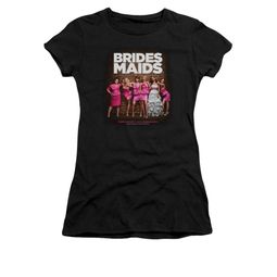 Bridesmaids Shirt Juniors Poster Black Tee T-Shirt