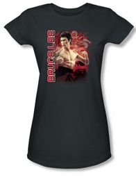 Bruce Lee Juniors T-shirt Fury Charcoal