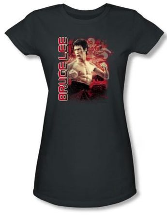 Bruce Lee Juniors T-shirt Fury Charcoal