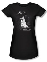 Bruce Lee Juniors T-shirt In Your Face Black