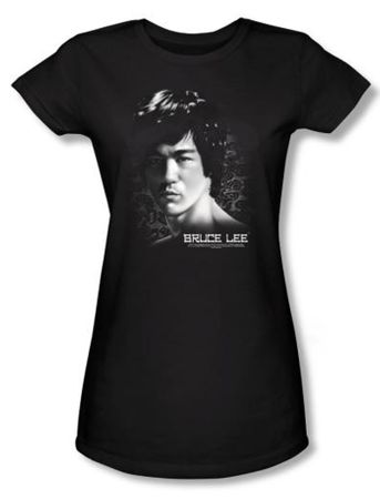 Bruce Lee Juniors T-shirt In Your Face Black