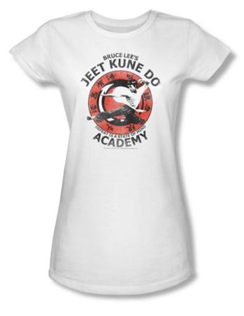 Bruce Lee Juniors T-shirt Jeet Kune Do Kung Fu Academy White