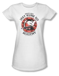 Bruce Lee Juniors T-shirt Jeet Kune Do Kung Fu Academy White