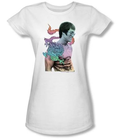 Bruce Lee Juniors T-shirt Little Bruce White