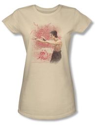 Bruce Lee Juniors T-shirt Power Of The Dragon Cream