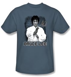 Bruce Lee Kids T-shirt Youth Concentrate Slate Blue