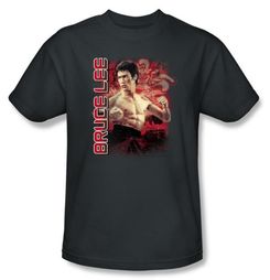 Bruce Lee Kids T-shirt Youth Fury Charcoal