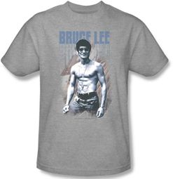 Bruce Lee Kids T-shirt Youth Jeans Heather Gray Tee
