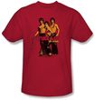 Bruce Lee Kids T-shirt Youth Nunchucks Red