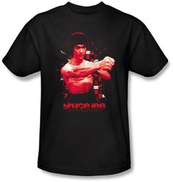 Bruce Lee Kids T-shirt Youth Shattering Fist Black