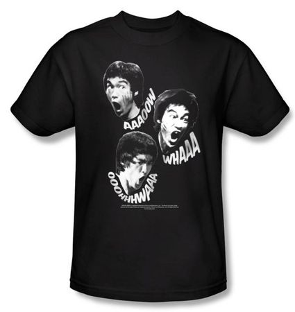 Bruce Lee Kids T-shirt Youth Sounds Of The Dragon Black