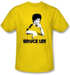 Bruce Lee Kids T-shirt Youth Suit Splatter Yellow