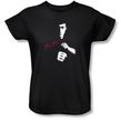 Bruce Lee Ladies T-shirt Dragon Awaits Black