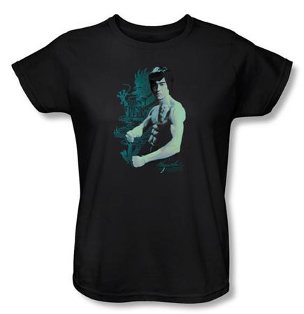 Bruce Lee Ladies T-shirt Feel Black
