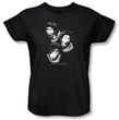 Bruce Lee Ladies T-shirt Sounds Of The Dragon Black