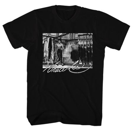 Bruce Lee Shirt Mirror Black T-Shirt