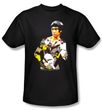 Bruce Lee T-shirt Adult Body Of Action Black