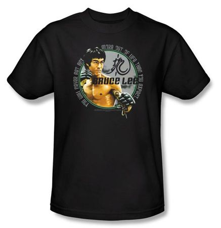 Bruce Lee T-shirt Adult Expectations Black