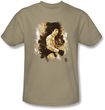 Bruce Lee T-shirt Adult Intensity Sand