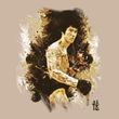 Bruce Lee T-shirt Adult Intensity Sand