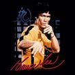 Bruce Lee T-shirt Adult Yellow Jumpsuit Black