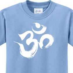 Brushstroke Aum Kids Yoga Shirts
